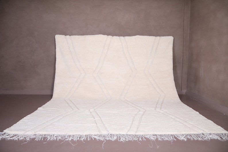 Authentic Moroccan rug - Beni ourain rug - Wool berber rug - Custom rug - handmade rug - Genuine lamb wool - Free shipping - Beniourain 