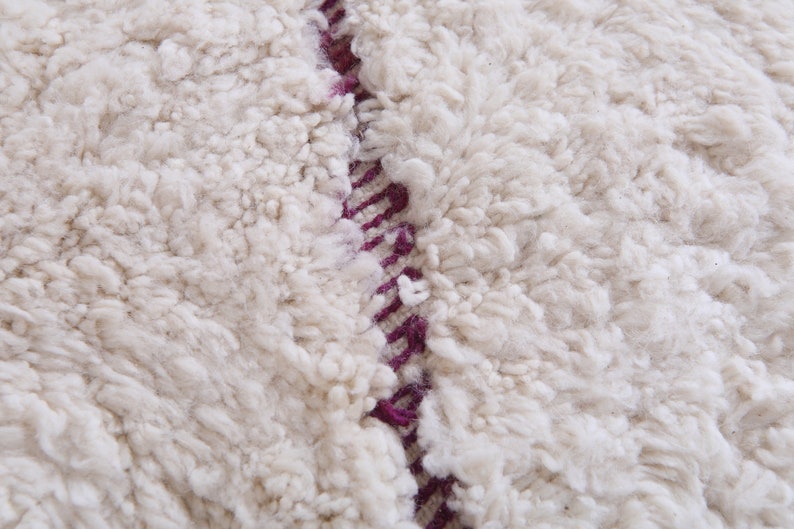 Moroccan rug Hand knotted Trellis rug berber rug Custom rug Handmade rug Genuine lamb wool Morocco rug Beni ourain rug image 9