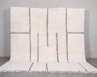 Beni ourain rug - Moroccan rug - Moroccan area rug - Custom wool rug - Berber rug - Moroccan rug wool - Handmade rug - Minimalist rug