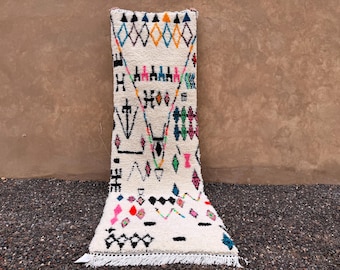 Custom Moroccan rug – Beni Ourain rug Wool – Berber runner rug – Handmade rug – Custom size rug – Free shipping – Moroccan wool rug