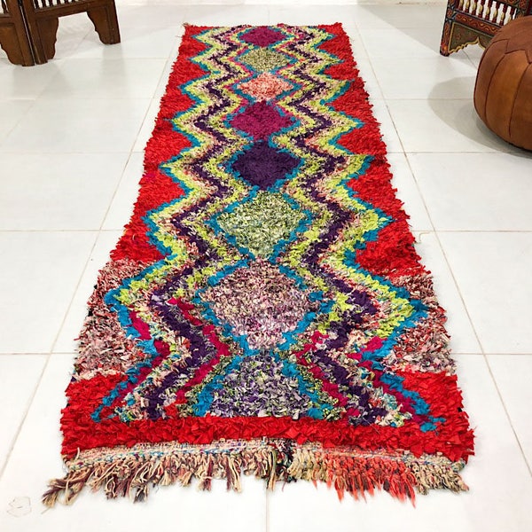 Moroccan red runner hallway carpet 2.5ft x 8ft decor Berber Hallway rug berber alfombras Berberes berber teppish Morocco carpet hallway