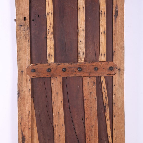 Vintage Berber wooden door 2.3ft x 4.2ft - Moroccan door vintage - Handmade door - cedar wood