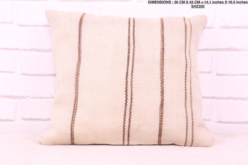 Vintage Moroccan pillow 14.1 inches X 16.5 inches