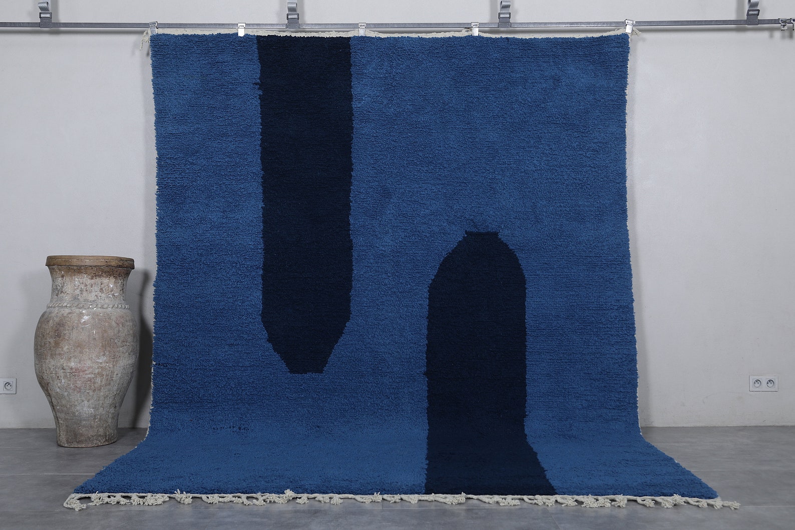 Moroccan Rug Blue - Berber Rug - Custom Moroccan Rug - Beni Ourain Rug ...