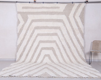Authentic Beni ourain rug - Beni ourain rug - all wool berber rug - Custom area rug - handmade rug - Genuine lamb wool - Berber wool rug