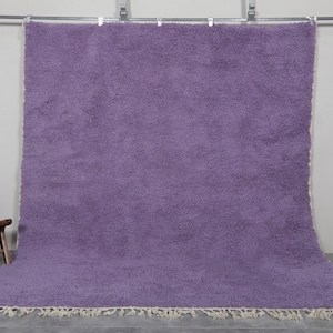 Moroccan rug iris - Beni ourain rug - Moroccan purple rug - Moroccan berber rug - Custom rug - Handmade rug - Moroccan area rug - Iris rug