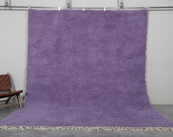 Moroccan rug iris - Beni ourain rug - Moroccan purple rug - Moroccan berber rug - Custom rug - Handmade rug - Moroccan area rug - Iris rug