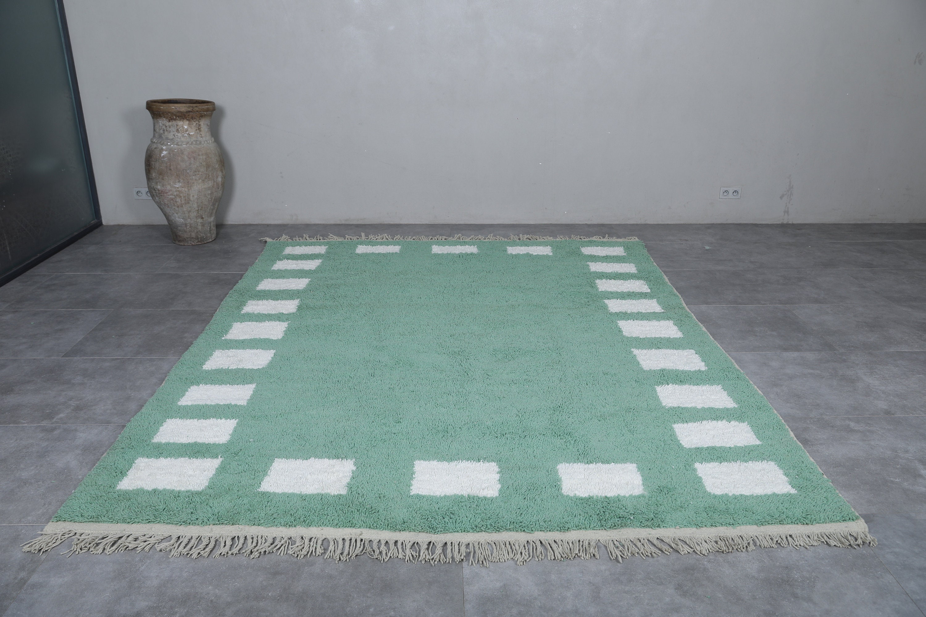 Greenarbic Rug Patterns Moroccan Rug Green - Custom Rug - Handmade Rug - Berber Green Rug ...