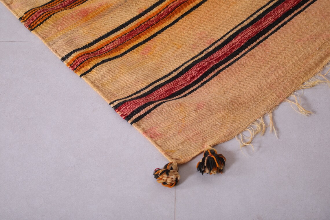 Vintage Moroccan Blanket 5.7 FT X 9.5 FT Etsy