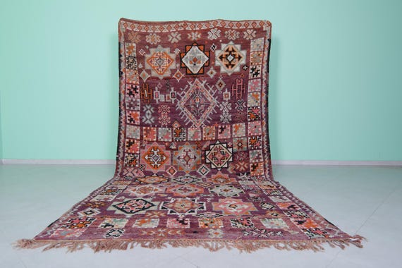 surf7251　Made inモロッコのハンドメイドラグ surf7251 Made inモロッコのハンドメイドラグ surf7251 Made in