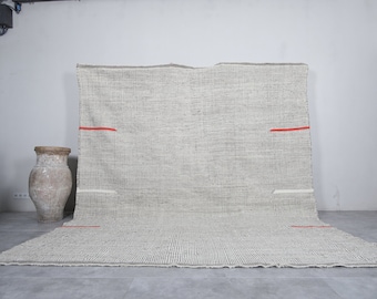 Tapis kilim tissé à plat 10,4 x 12,5 pieds Tapis berbère marocain - Tapis berbère fait main - Tapis marocain - Tapis en laine - Tapis de salon
