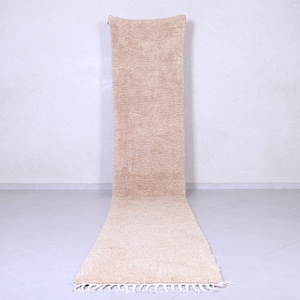 Moroccan rug runner - Beige runner rug - Custom hallway rug -  Entryway rug - Long runner rug - Creamy runner rug - Berber runner rug