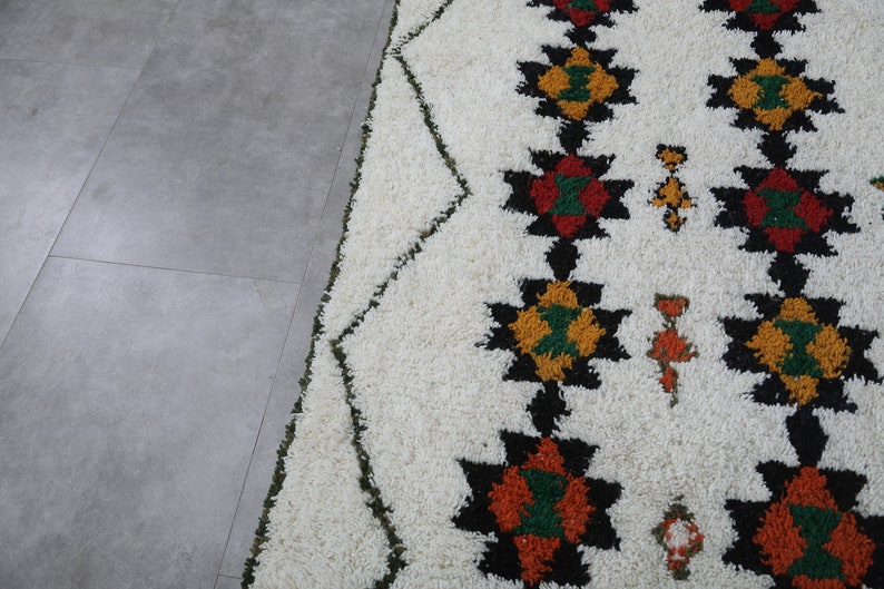 Amazing berber rug Moroccan rug Traditional Handmade tribal rug Morocco rug Living room rug custom size rug Wool area rug image 7