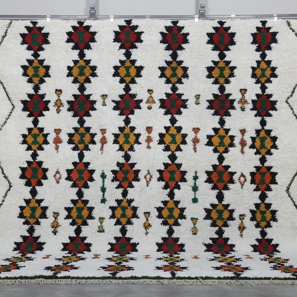 Amazing berber rug - Moroccan rug Traditional - Handmade tribal rug - Morocco rug - Living room rug - custom size rug  - Wool area rug