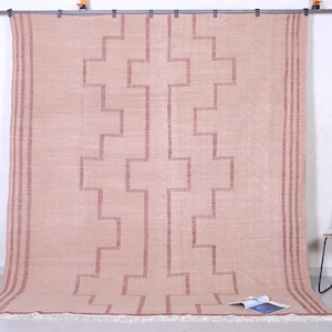 Custom moroccan rug - African mat - Nomad style mat - Custom moroccan mat - Flat woven rug - Moroccan tuareg style rug - African rug