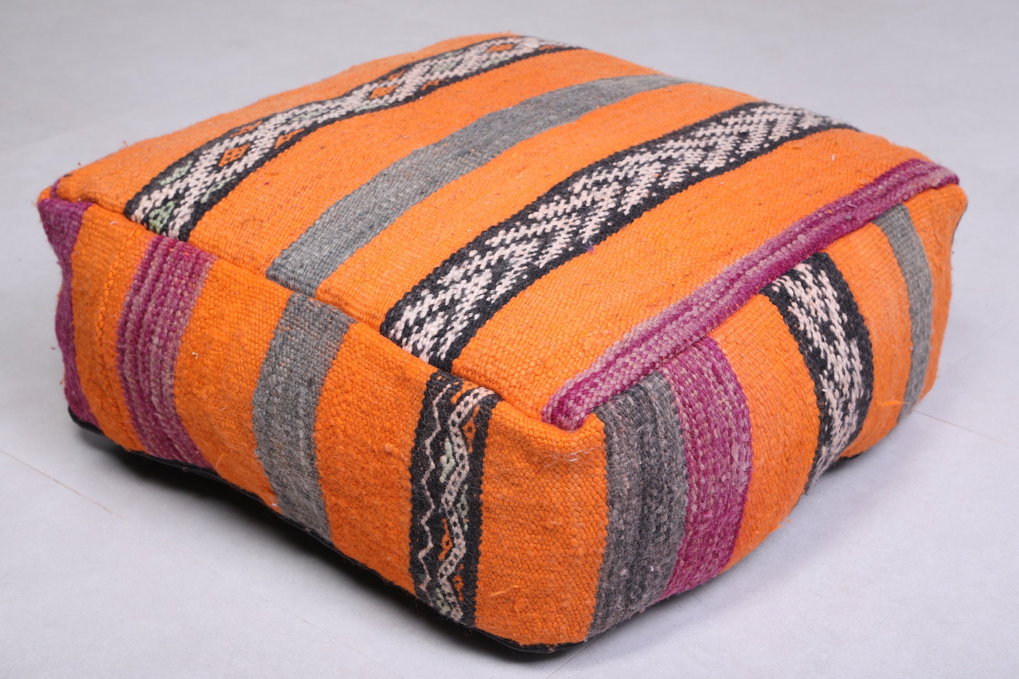 Authentic Pillows living room pillow Handmade pouf Handmade Etsy