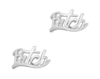 Retro Charms / Bitch / Silver