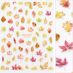 Floral Nail Art Sticker / Fall Leaves