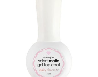 Daily Charme Velvet Matte No-Wipe Gel Top Coat