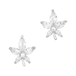 Mary Jane / Zircon Charm / Silver