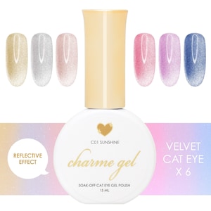 Charme Gel Original Velvet Cat Eye Collection / 6 Colors