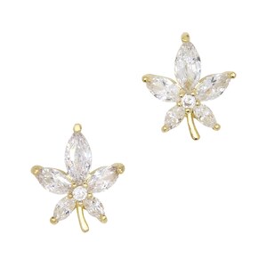 Mary Jane / Zircon Charm / Gold