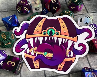 Mimic Monster Tabletop RPG Sticker