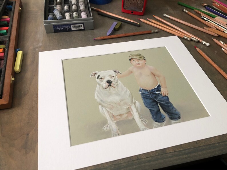 pastel paintings portrait art, portrait art made to order art commissions pastel paintings artwork Custom Portrait Art from your photo
