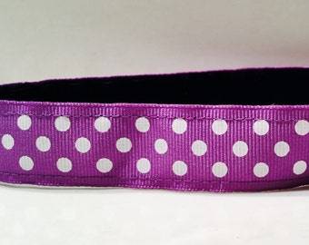 Purple/White Dots