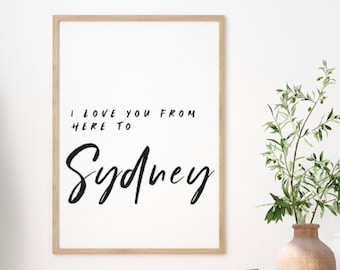 I Love You From Here to Sydney