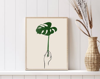 Hand and Monstera// 10
