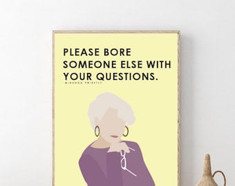 Devil Wears Prada // Miranda Priestly // Please Bore Someone Else With Your Questions.