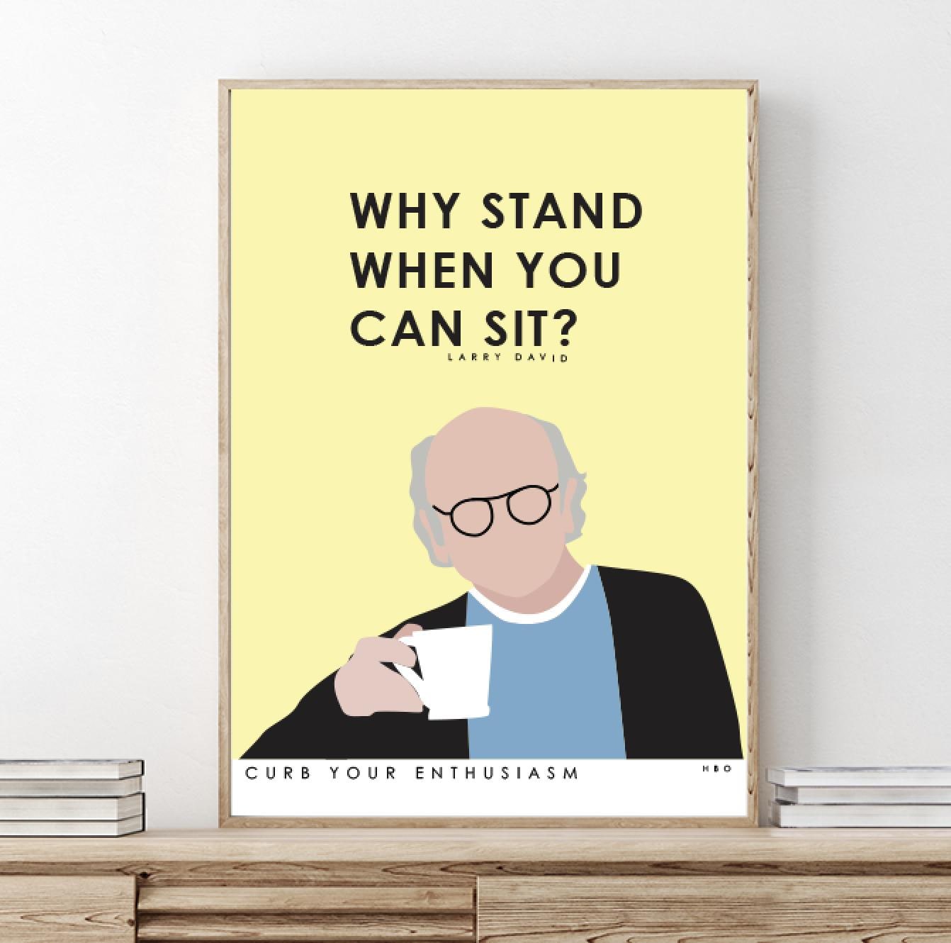 Buy Larry David Card Online In India - Etsy India, image size:1342x1330