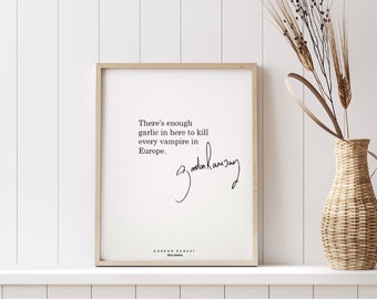 Hells Kitchen // Gordon Ramsay // There’s enough garlic in here to kill every vampire in Europe