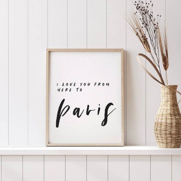 QUOTE | I Love You From Here To Paris