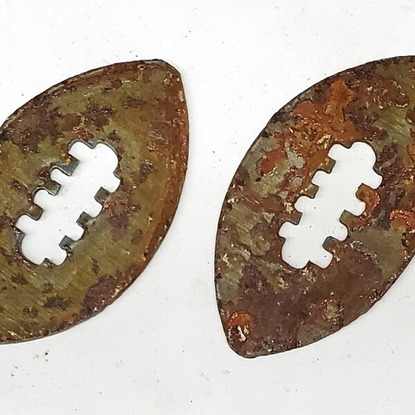 Metal Football Etsy