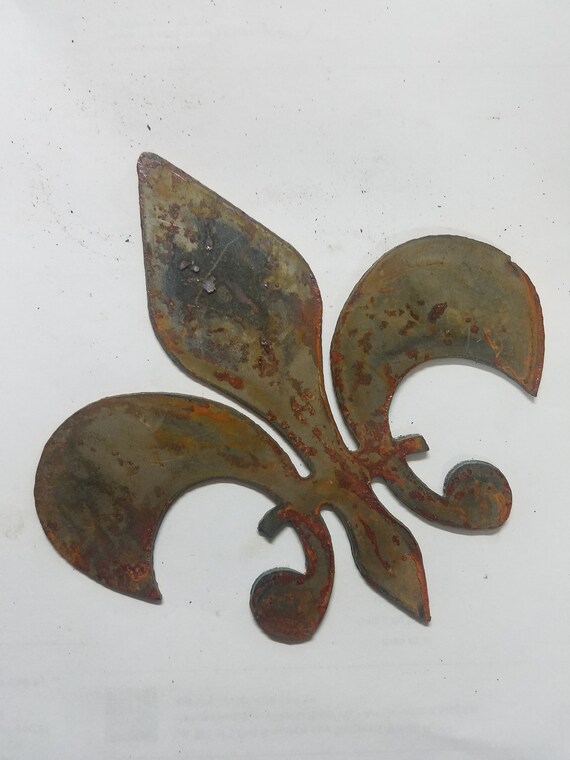 6 in Tree Frog Shape Metal Wall Art Rough Rusty Vintage Ornament DIY Sign Craft