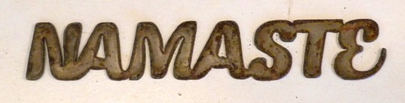 4/" XOXO Rusty Rough Metal Wall Art Vintage Craft Ornament Sign DIY Love Hug Kiss
