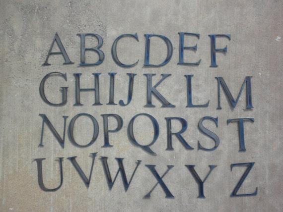 Roman Alphabet Stencil, 6 x 6