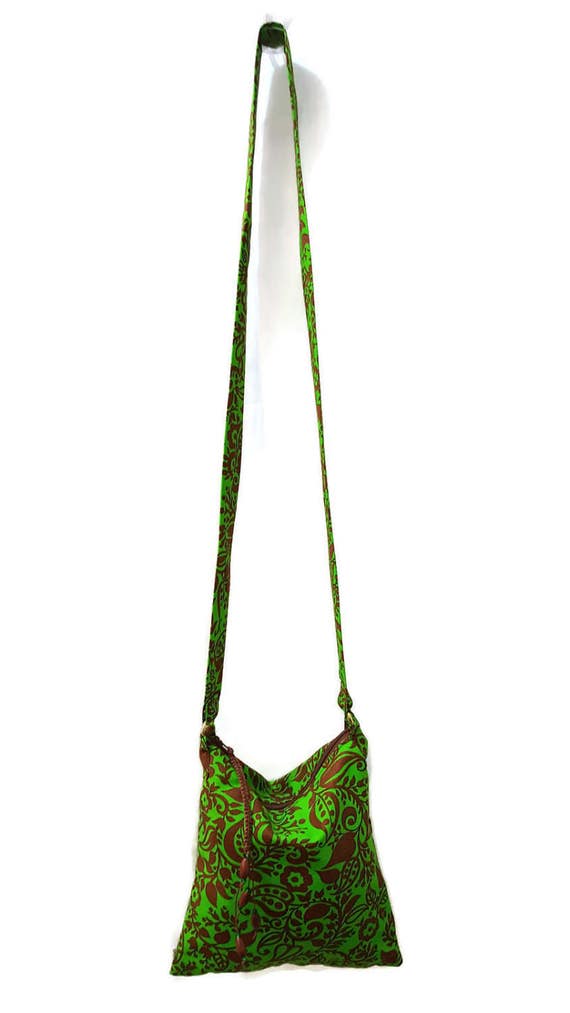 small purse crossbody purse bright green purse small | Etsy