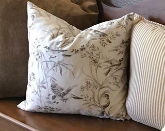 Avery Toile pillow cover