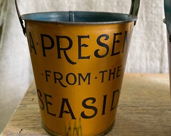 Antique Child’s Sand Pail - A Present from the Seaside