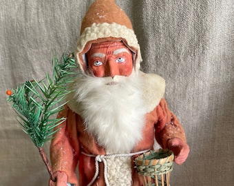 Antique Santa Candy Container - 12 inches tall