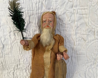 Antique Santa with Squeaker