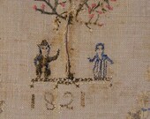 Early Pennsylvania German Linen Show Towel