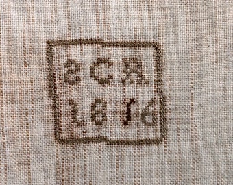 Antique Linen Sheet - Pennsylvanina Quaker Provenance