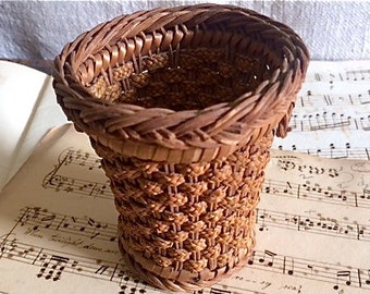 Antique Small Basket - Great for Santa or Rabbit Candy Container