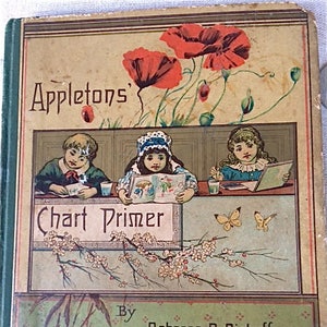 Vintage Victorian Primer School Book image 1