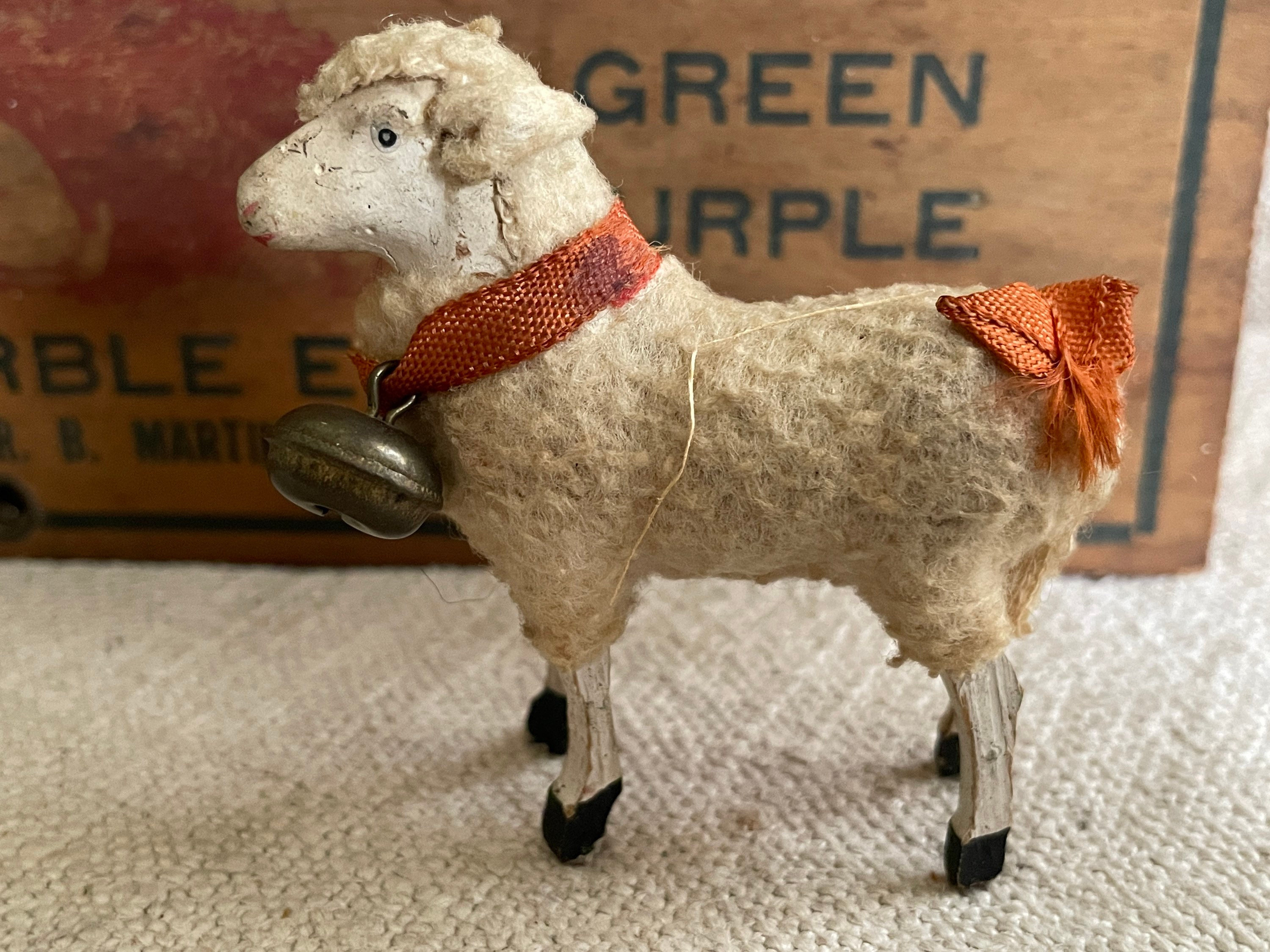 Antique Wooly Putz Sheep - Etsy