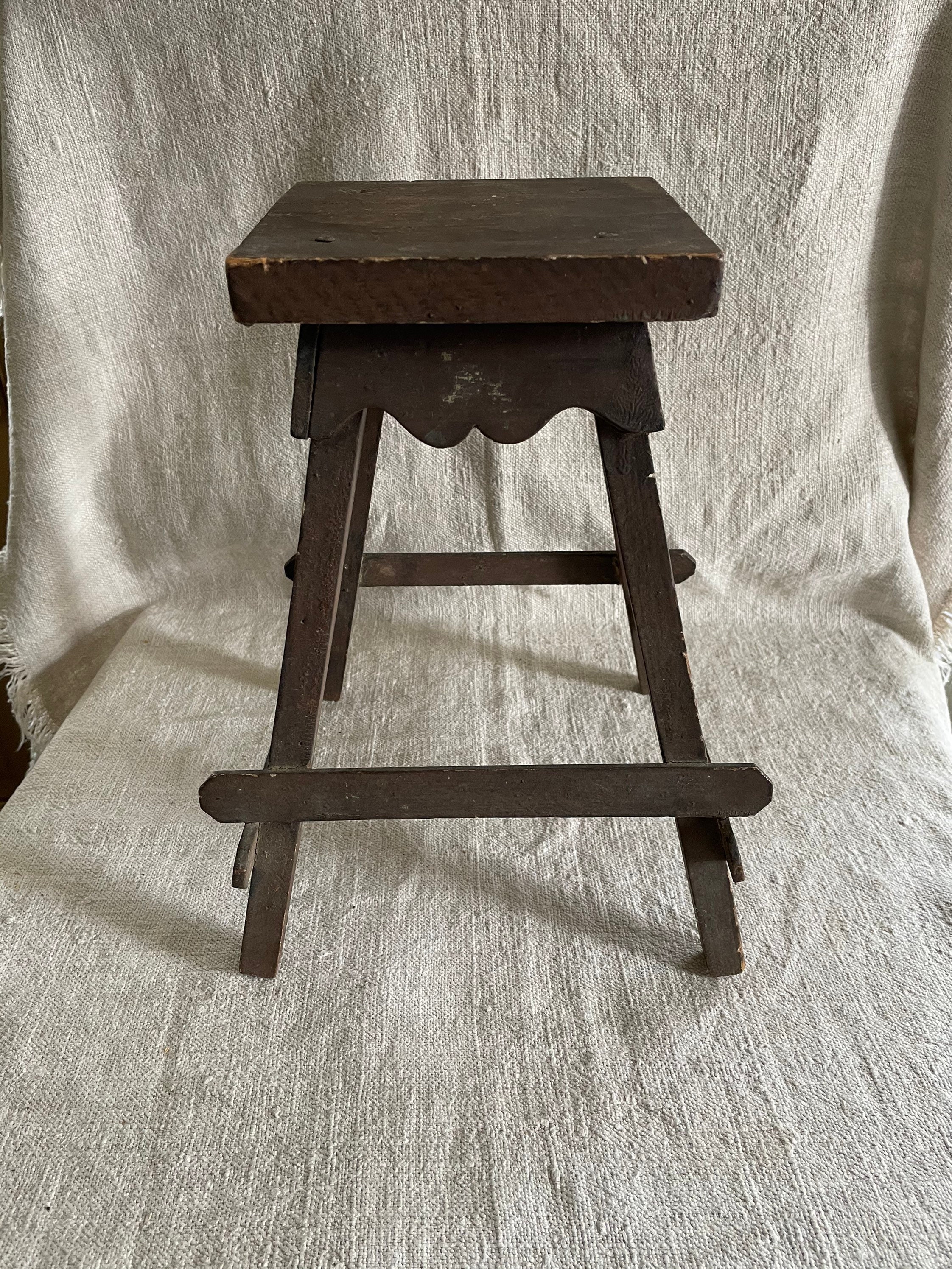 Antique Folk Art Pedestal / Plant Stand - Etsy